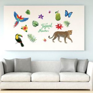 Stickers Jungle Tropicale